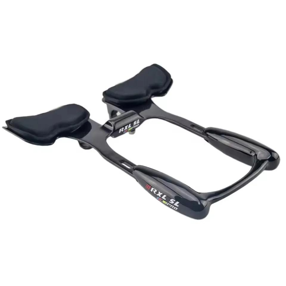 Aero Bars Guidon de vélo de triathlon 31,8 Triathlon Temps d'essai Vélo en carbone Guidon de repos T