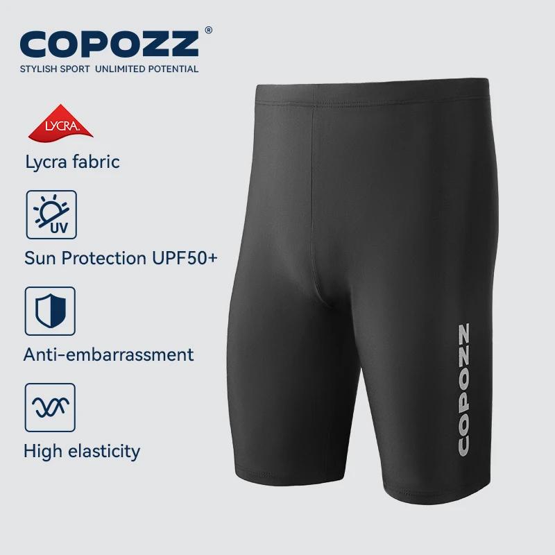 COPOZZ grande taille hommes maillot de bain short Long au genou compétitif Surf formation maillot de