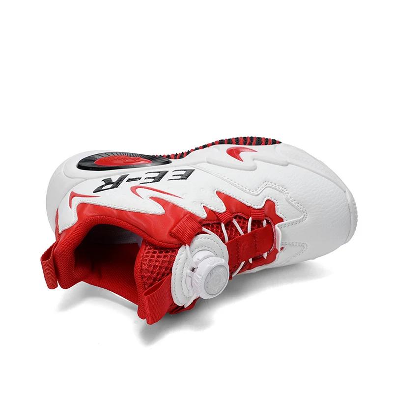 Baskets enfants chaussures de basket-ball décontractées pour enfants chaussures de sport montantes p