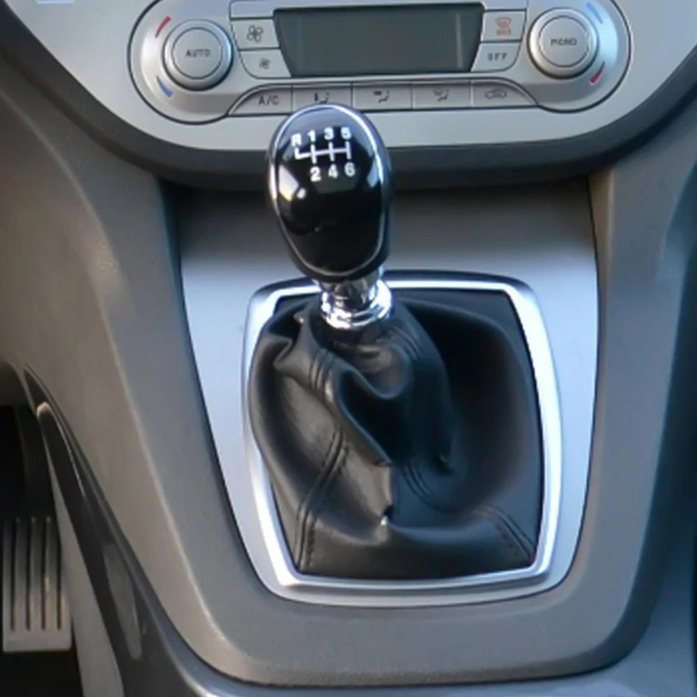 Pommeau de levier de vitesse en cuir à 6 vitesses pour Ford s-max c-max Kuga Galaxy Mondeo 4 Mk4 Tra