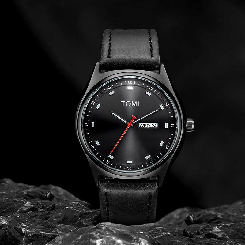TOMI montre pour hommes minimaliste affaires décontracté montre à Quartz pour hommes et femmes à la