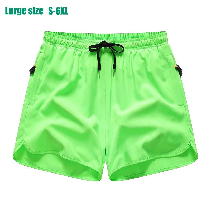Shorts sport 3/4 pour hommes en soie glacée - Pantalons amples absorbants pour le running et le fitness