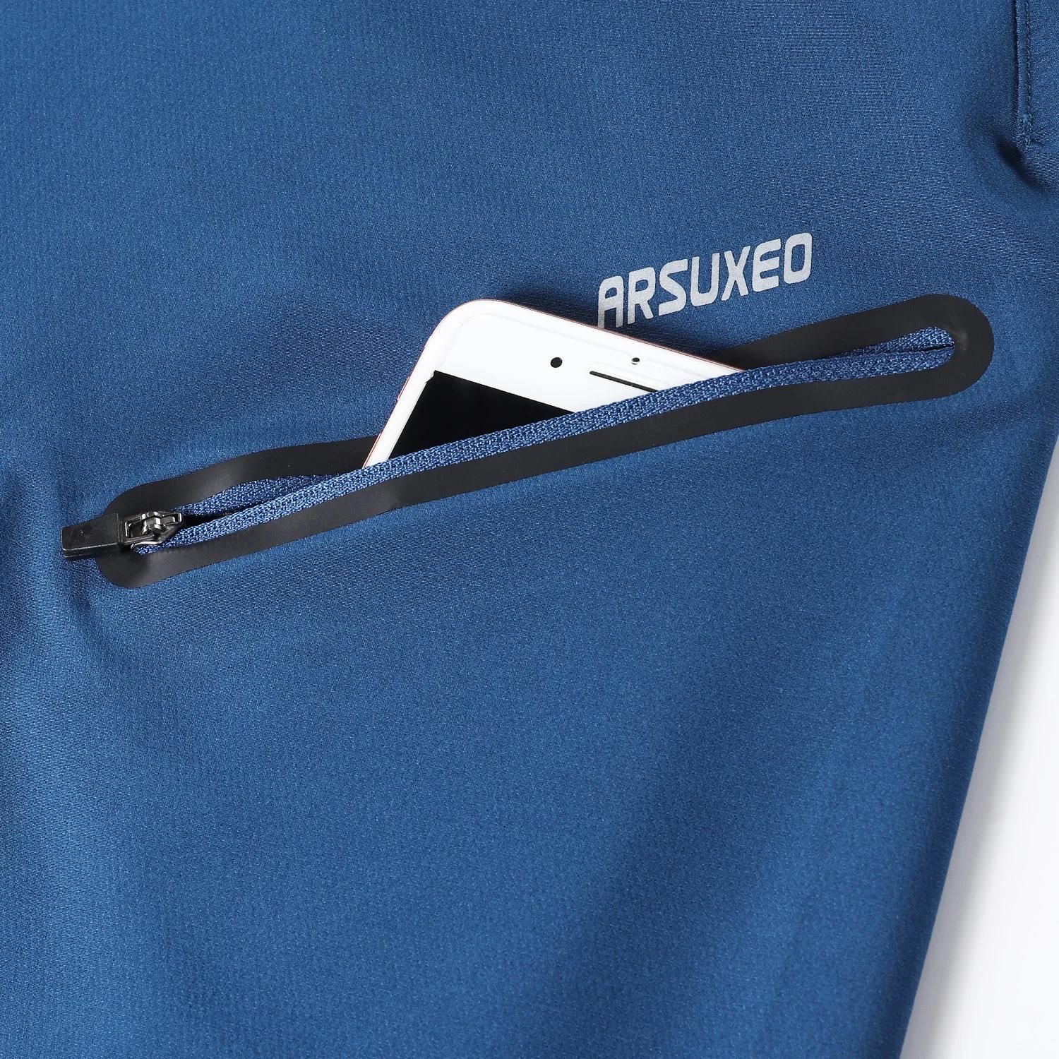ARSUXEO-Short de cyclisme rembourré pour homme, short de vélo de montagne, sports de plein air d'été