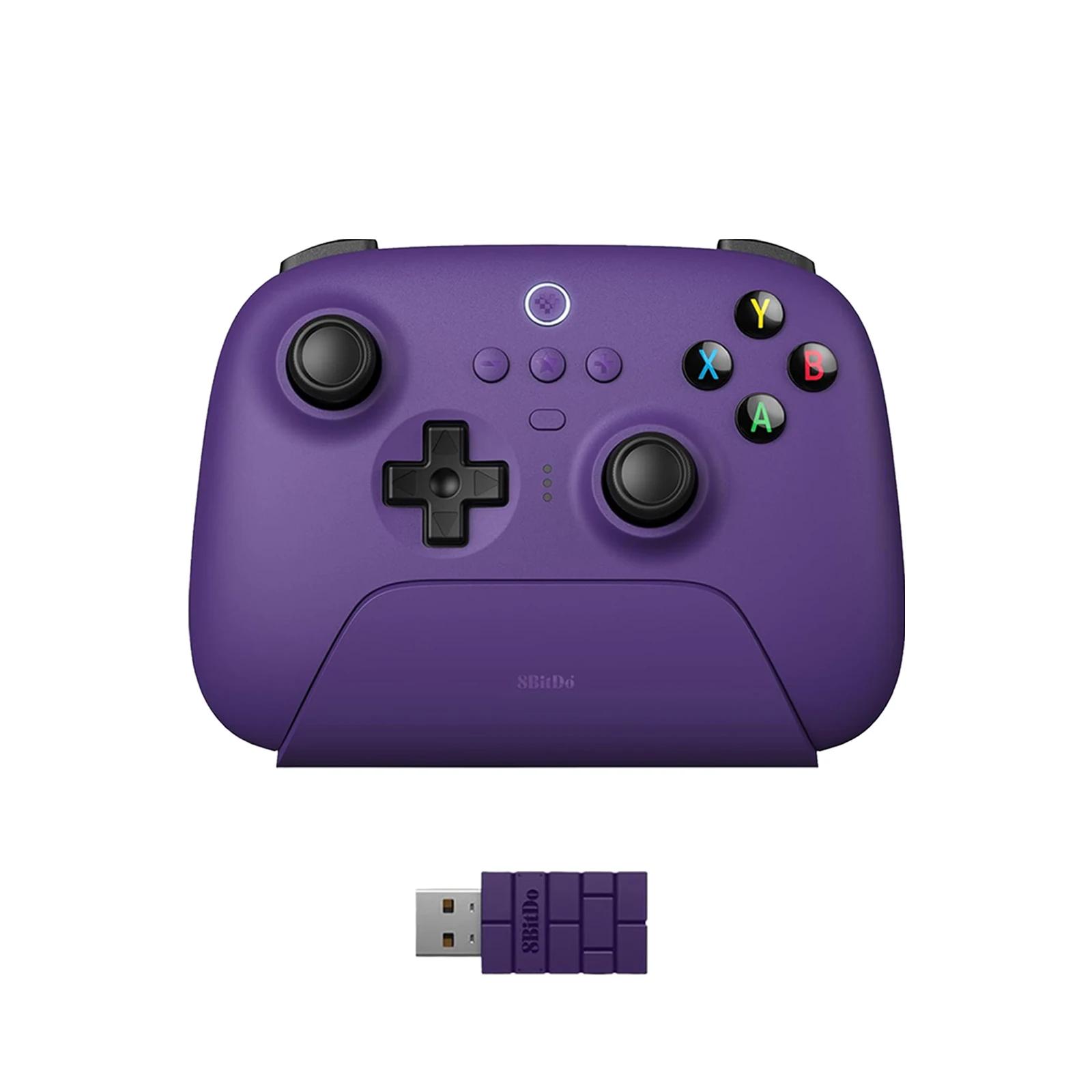 Manette sans fil 8BitDo Ultimate 2 avec joystick TMR, gâchettes à effet Hall, station de charge, Blu