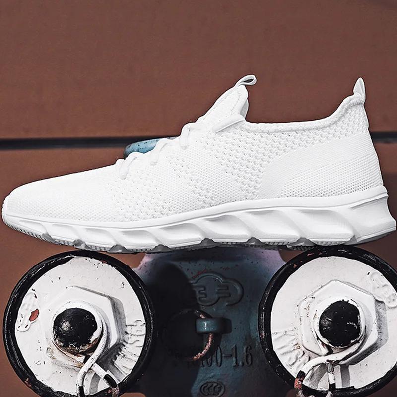 Chaussures de course en maille pour hommes, l'offre elles souples, résistantes à l'usure, chaussures