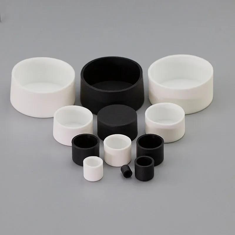 Bouchons en caoutchouc de silicone noir/blanc, 3mm-60.5mm, protecteurs d'extrémité d'obturation pour