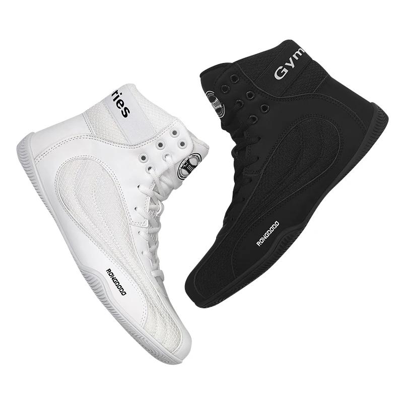 Nouvelles chaussures de boxe entraînement au Combat Arts martiaux exercice de Fitness chaussures San