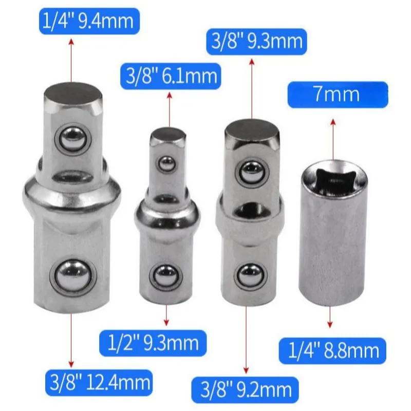 Clé d'extension professionnelle à décalage zéro, outil d'espace serré 1/2 "1/4" 3/8 "pour la réparat
