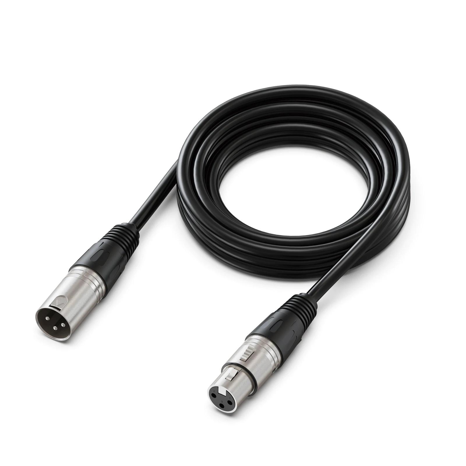 FIFINE-Câble canon XLR pour microphone dynamique/condensateur, XLR mâle vers femelle rette pour cart