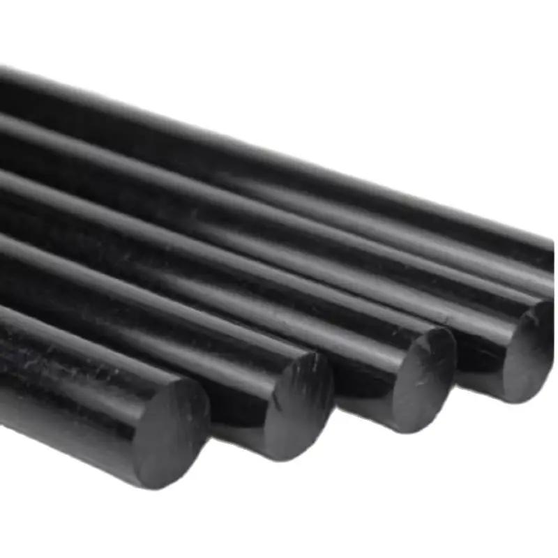 Barre résistante à l'usure de tiges en nylon pur PA6 pour l'usinage du diamètre noir 3mm à 300mm