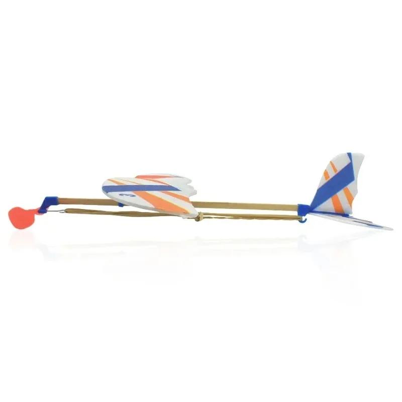 Kit de modèle d'avion avec bande de caoutchouc, jouets pour enfants, mousse, plastique, assemblage,