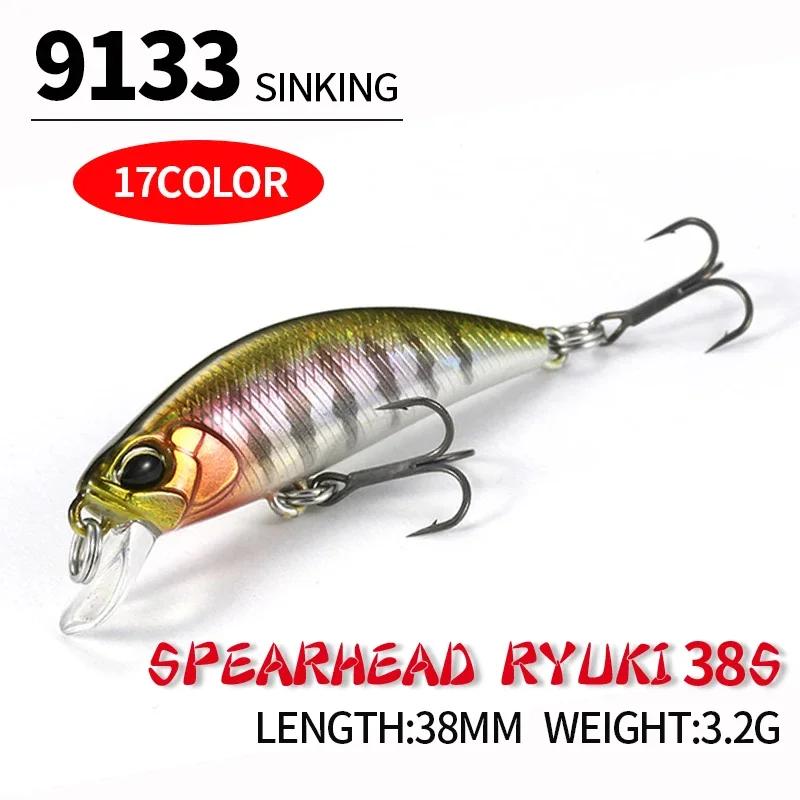 1 pièces leurre méné 3.8cm 3.2g leurre de pêche méné artificiel Jerkbait qualité crochets Wobbler ma