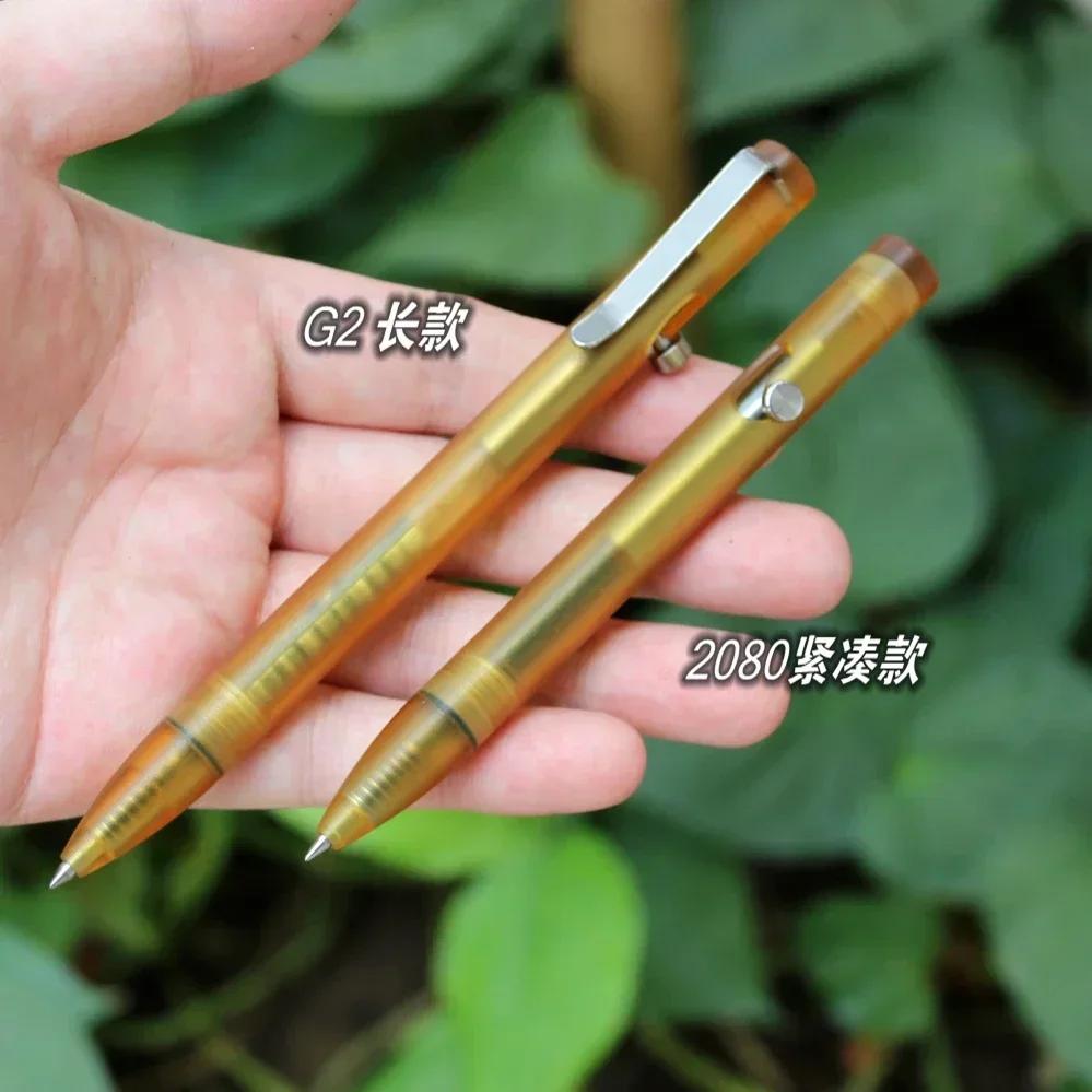 EDC – stylo de Signature en alliage de titane et PEI importé, outils d'extérieur portables multifonc