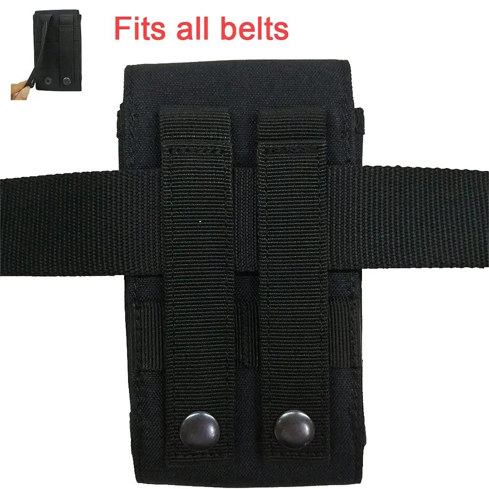 Pochette de téléphone Molle Laser 1000D, robuste, étanche, petit support de téléphone portable tacti