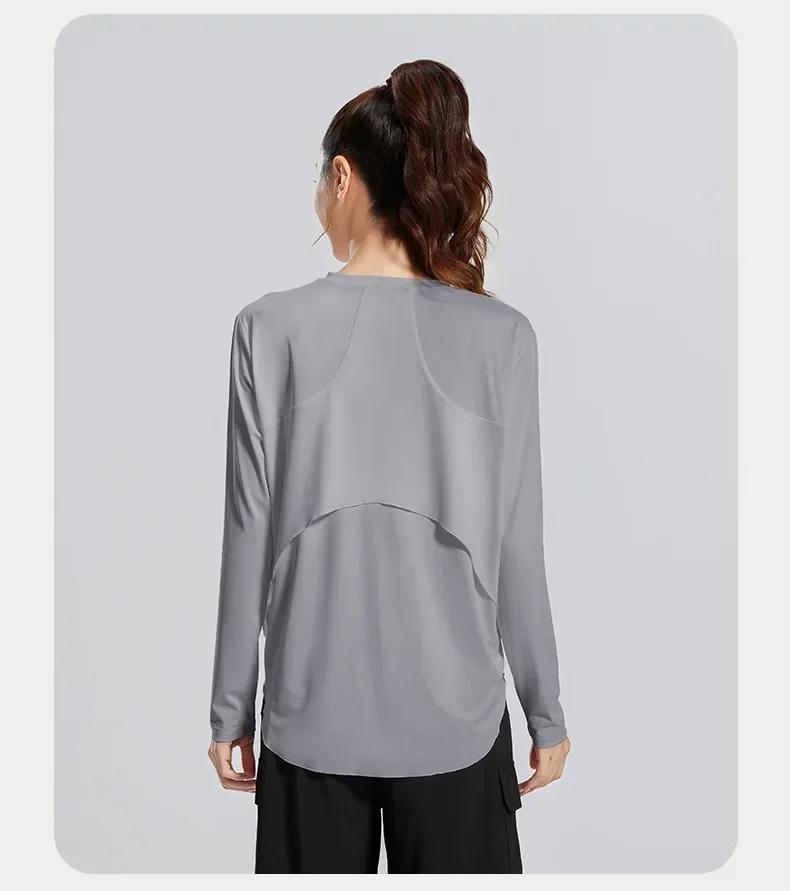 STOUREG – couverture de Yoga, vêtements de sport respirants, chemise de Fitness ample, hauts d'entra