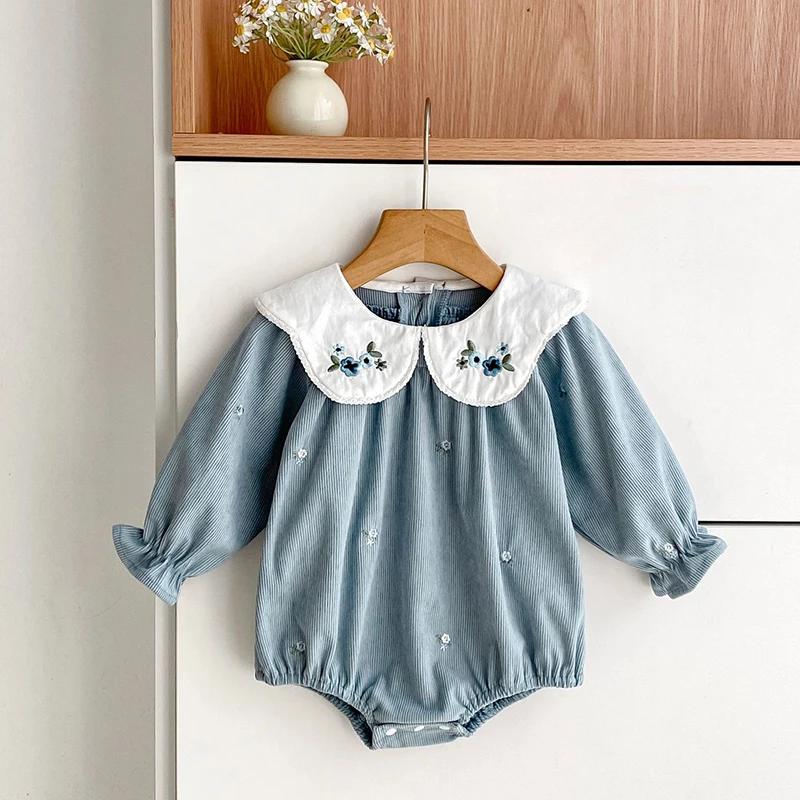 2025 nouveau enfant en bas âge bébé filles barboteuse printemps enfants vêtements à volants à manche