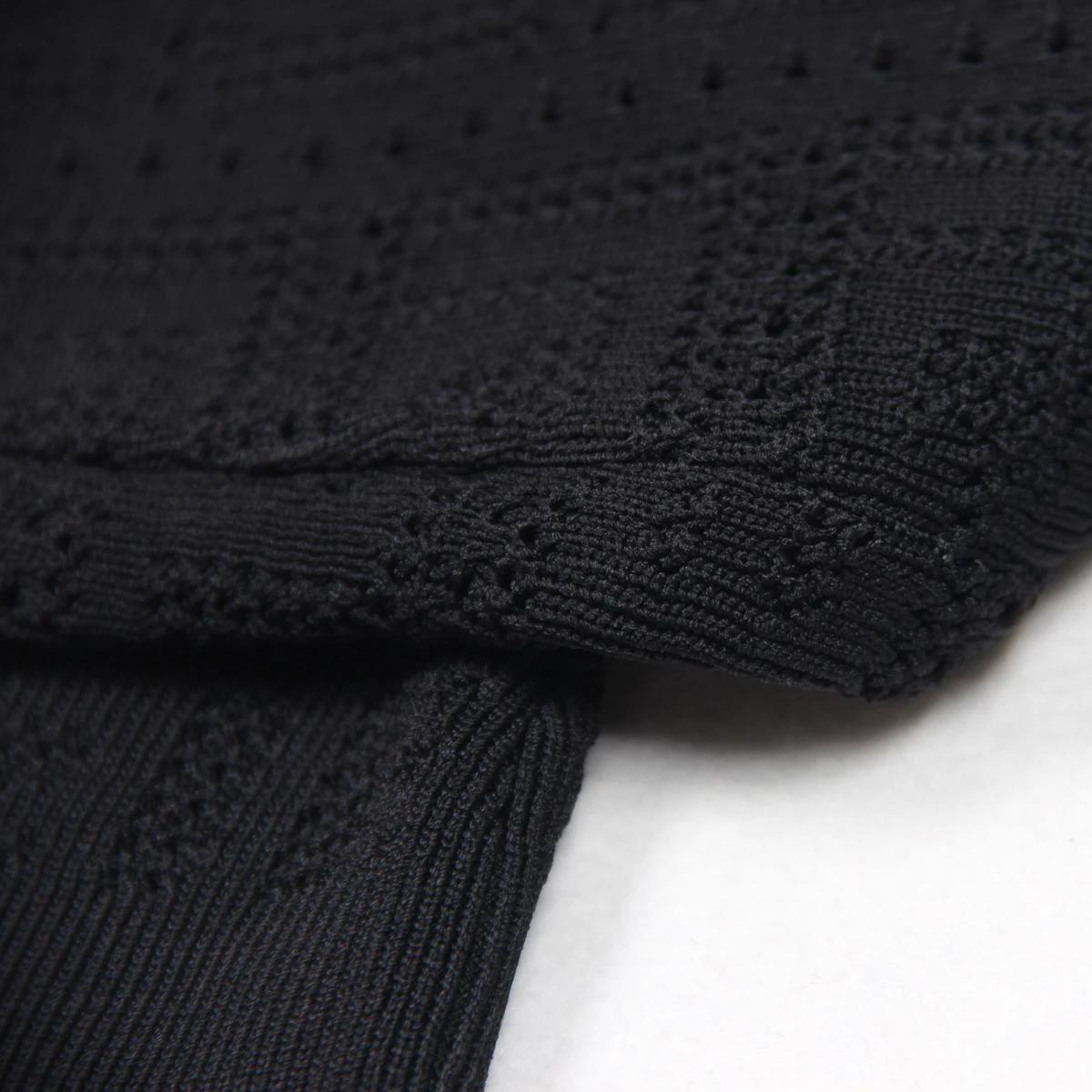 SML-Cardigan en tissu élastique pour femme, col rond creux, simple boutonnage, manches longues, coup