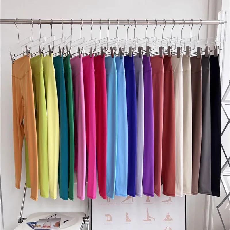 SHINBENE Super Cloud 25 "Nylon taille haute pantalons de Yoga 4 voies extensible Spandex V forme dos