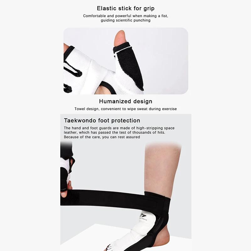 Gants de boxe en cuir adulte et enfant - Protection arts martiaux karaté taekwondo