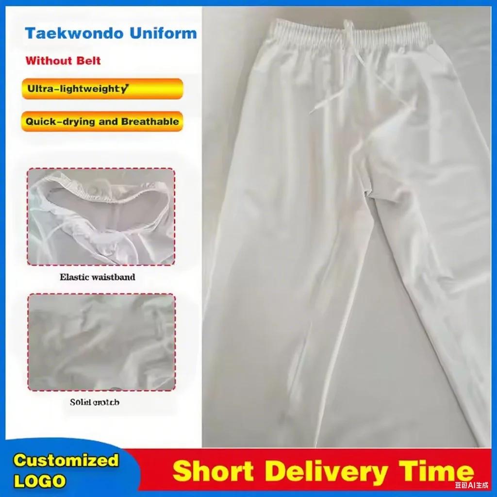 Nouveau Taekwondo uniforme compétition Dobok ensemble léger tissu respirant doux confortable pour ad