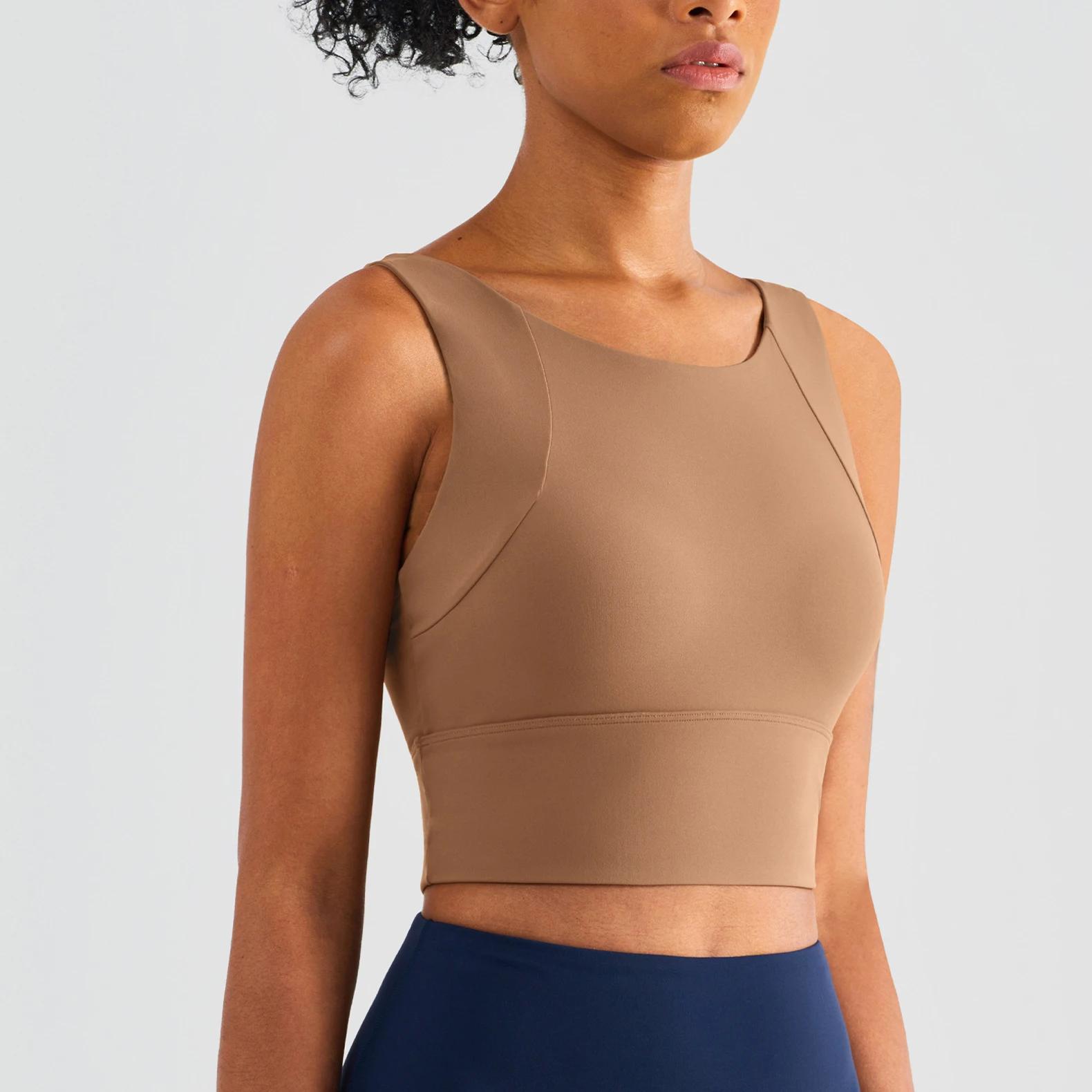 Soutien-gorge sport sexy femme - Haut élastique serré pour yoga gymnastique fitness