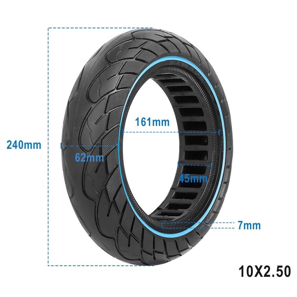 Pneus sans chambre à air 10x2.5, pneu solide 60/70 – 6.5 pour Scooter électrique Ninebot Max G30, pn