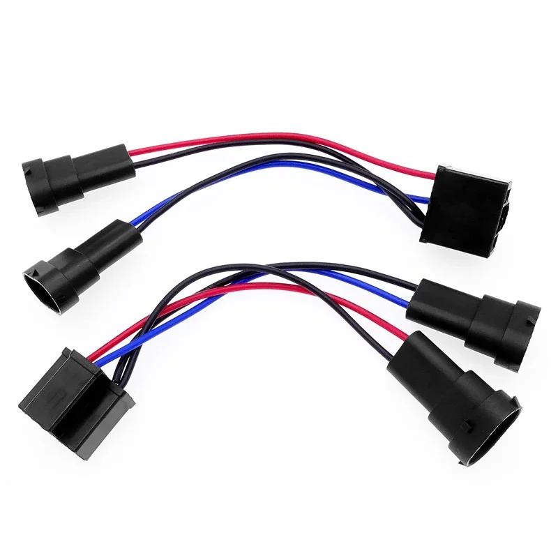 Adaptateur de faisceau de câbles H4 à H11, 1 paire, connecteur de câble de Conversion d'ampoule de p
