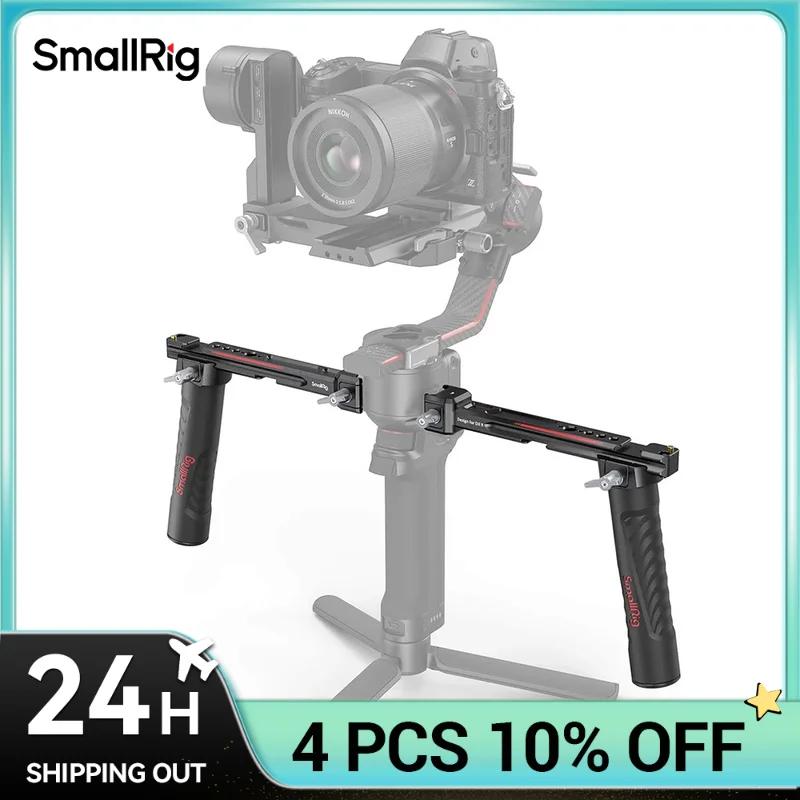 SmallRig – double poignée réglable pour DJI RS 2 /RSC 2/RS 3 / RS 3 Pro /RS 4/ RS 4 Pro, support de