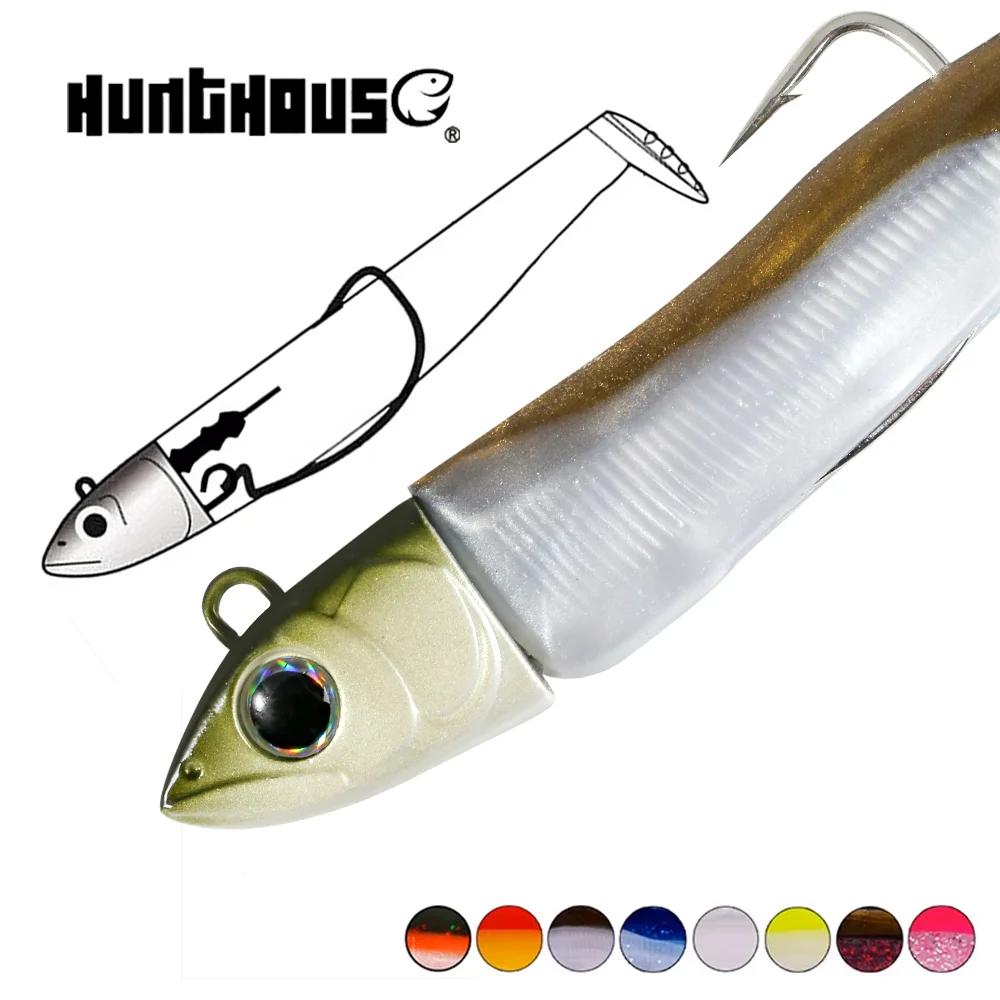 Hunthouse Barre T. Minnow 7g/12g/25g/40g/60g/90g/120g facile Shiner doux Leurre de pêche Jig appât b
