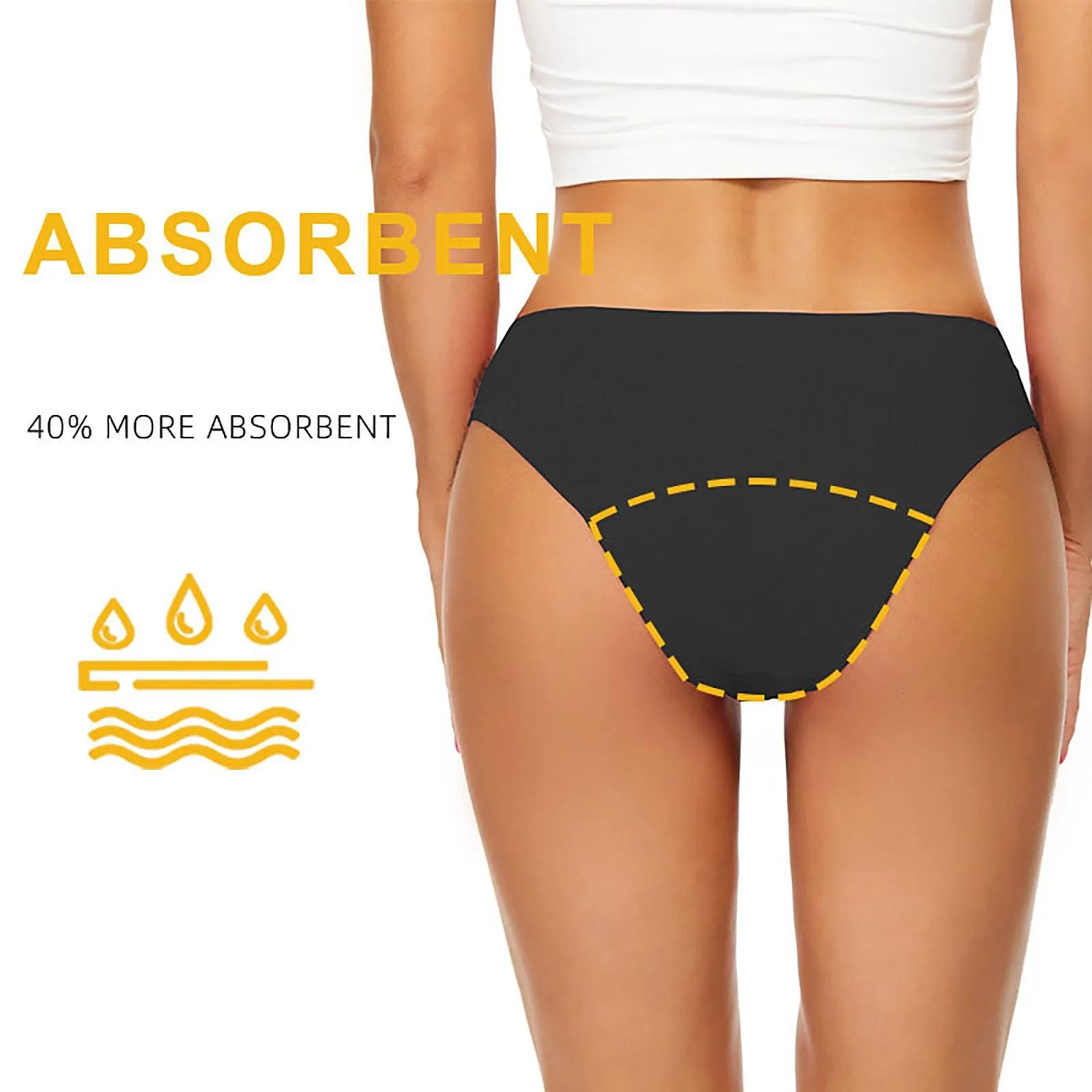 Maillot de bain menstruel étanche pour femme - Bikini absorbant taille haute pour adolescentes