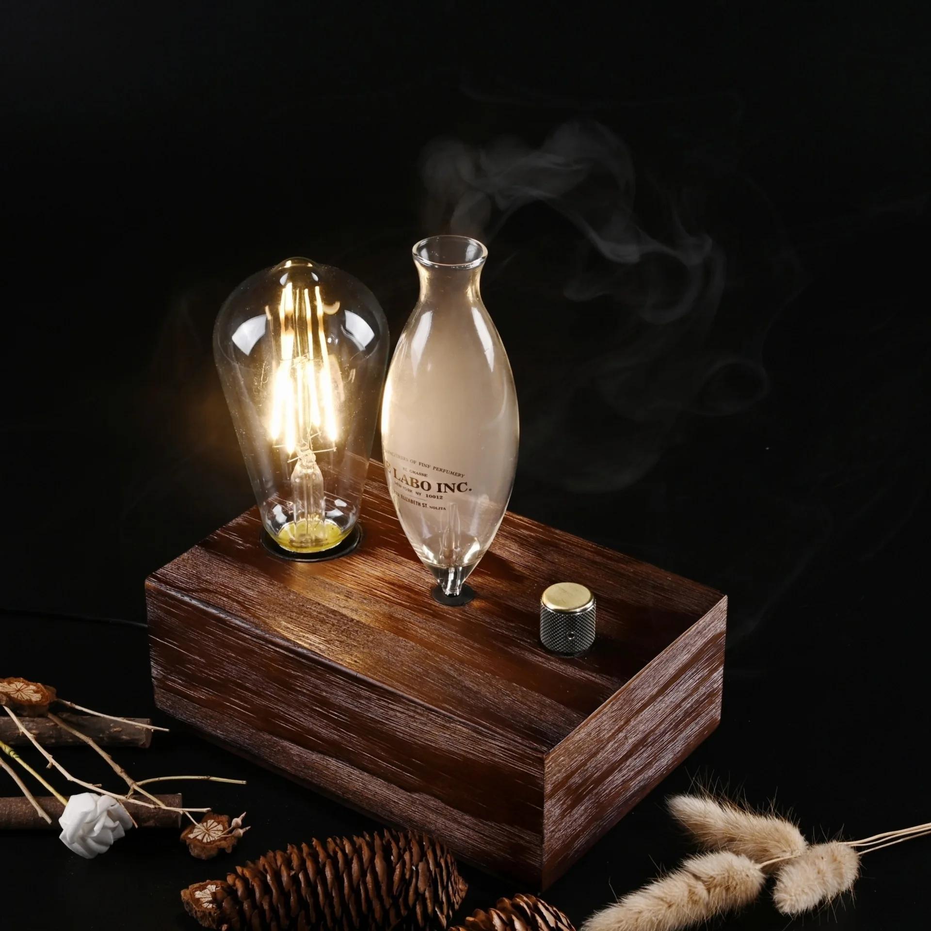 Nouveau Smart Home Room Vintage bois parfum aromathérapie ultrasons Air parfum brume arôme défuseur