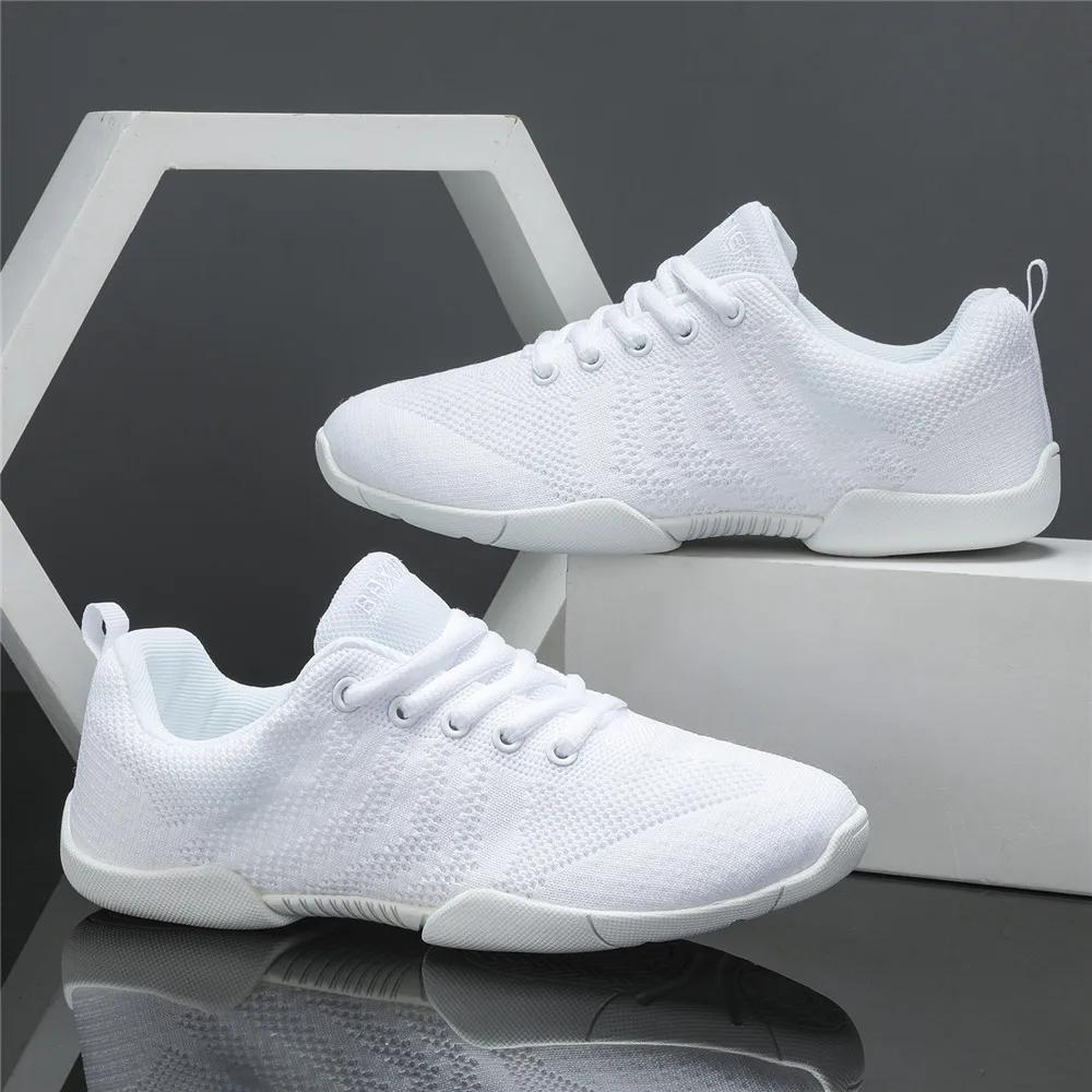 BAXINIER filles blanc Cheer danse baskets enfants léger Cheerleading formation marche Tennis femmes
