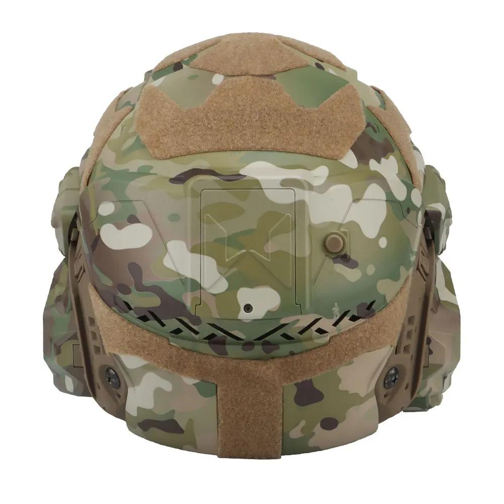 Casque d'assaut tactique militaire W-Ronin II, casque rapide Airsoft, casque intégré, ventilateur An