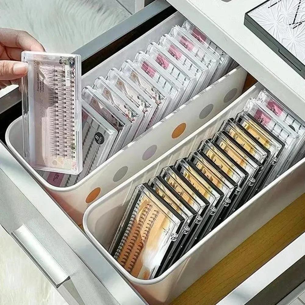 Boîte de rangement pour faux cils, 1 pièce, avec organisateur d'outils d'extension de cils, étui pou