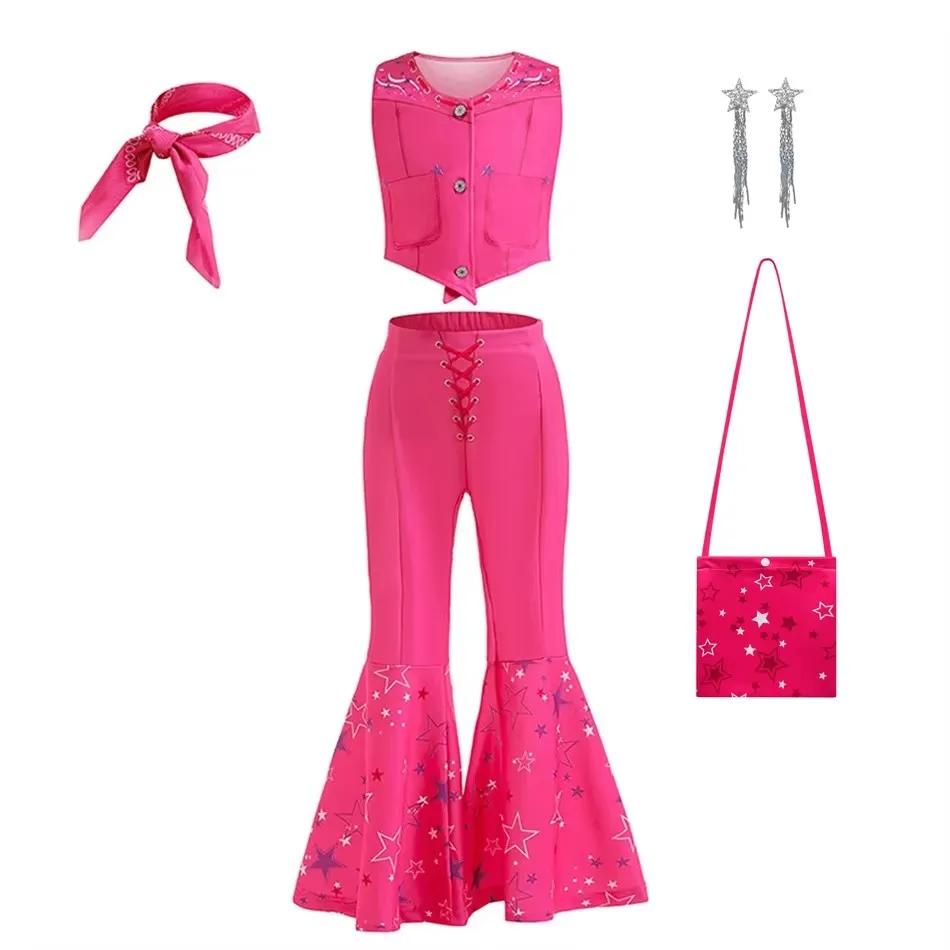 Robe de Cowgirl pour filles de 2 à 12 ans, Costume de Cosplay, vêtements d'halloween