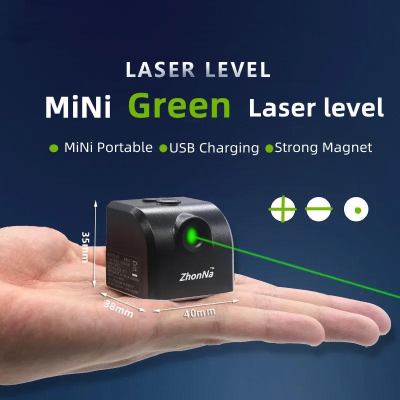 Mini dispositif d'aide au golf d'intérieur horizontal au laser avec faisceau laser vert/rouge ultra
