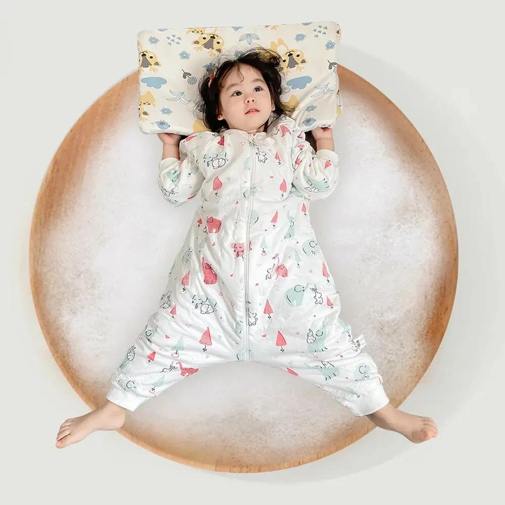 Sac de couchage pour bébé filles mignonnes hiver chaud sac de nuit pour bébé avec pieds 1-4 ans enfa