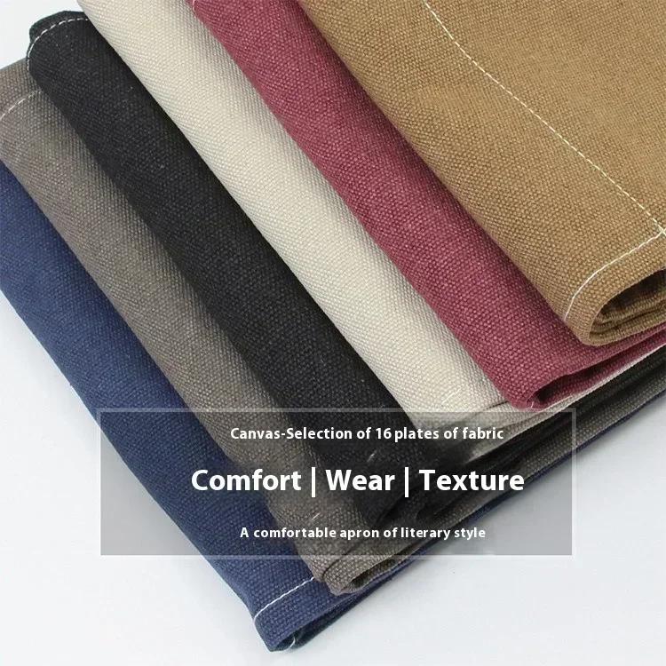 Tabliers de cuisine en toile pour femmes et hommes, nouvelle mode, tablier de travail de Chef pour g
