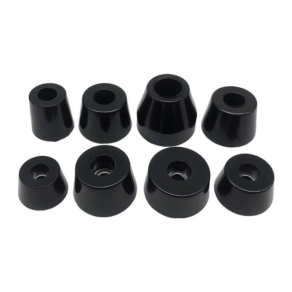 Coussinet de pied en caoutchouc noir 11mm-50mm, absorbant les chocs, antidérapant, Protection des pi