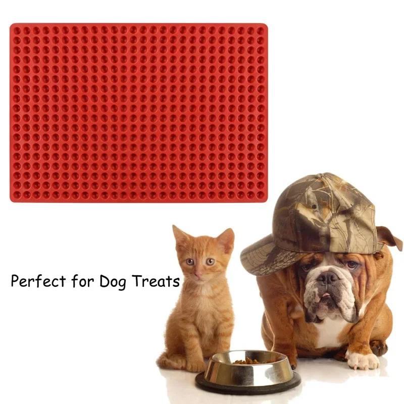 Mini moule rond en Silicone, gouttes de chocolat, friandises pour chiens, poêle semi-sphère, bonbons