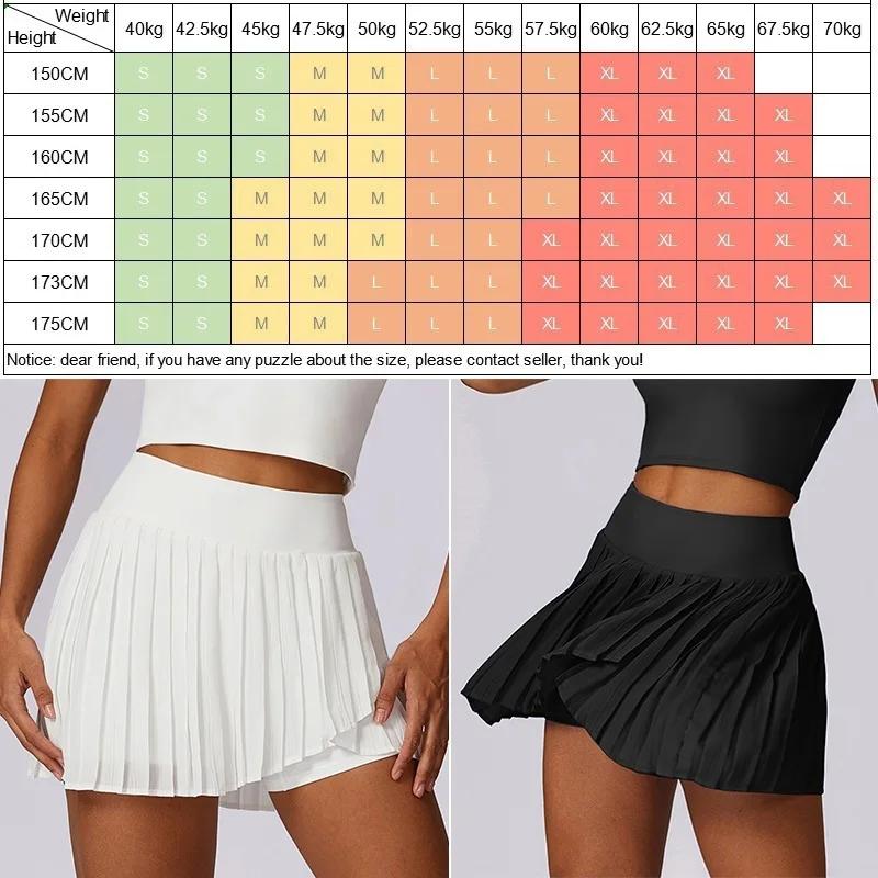 Cloud Hide-Jupes de sport plissées pour femmes, jupe de tennis, shorts de fitness, taille haute, jup
