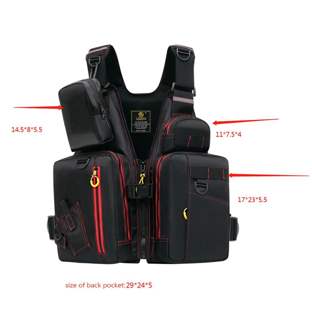 gilet de sauvetage multifonctionnel pour la pêche en plein air, un incontournable pour la sécurité.