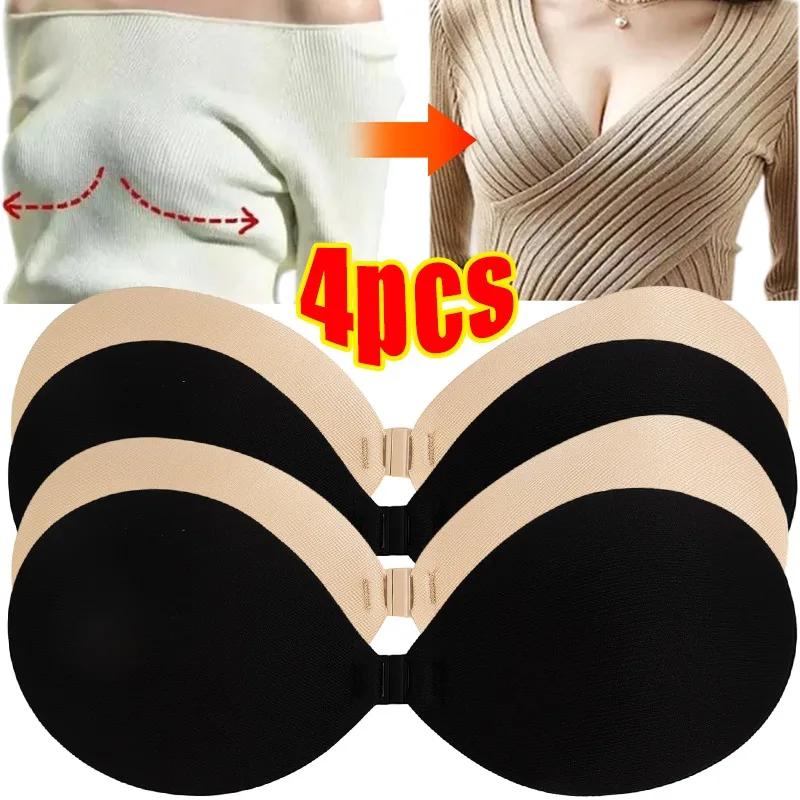 Patchs de poitrine invisibles pour femmes, soutien-gorge suspendu au cou, antidérapant, grande poitr