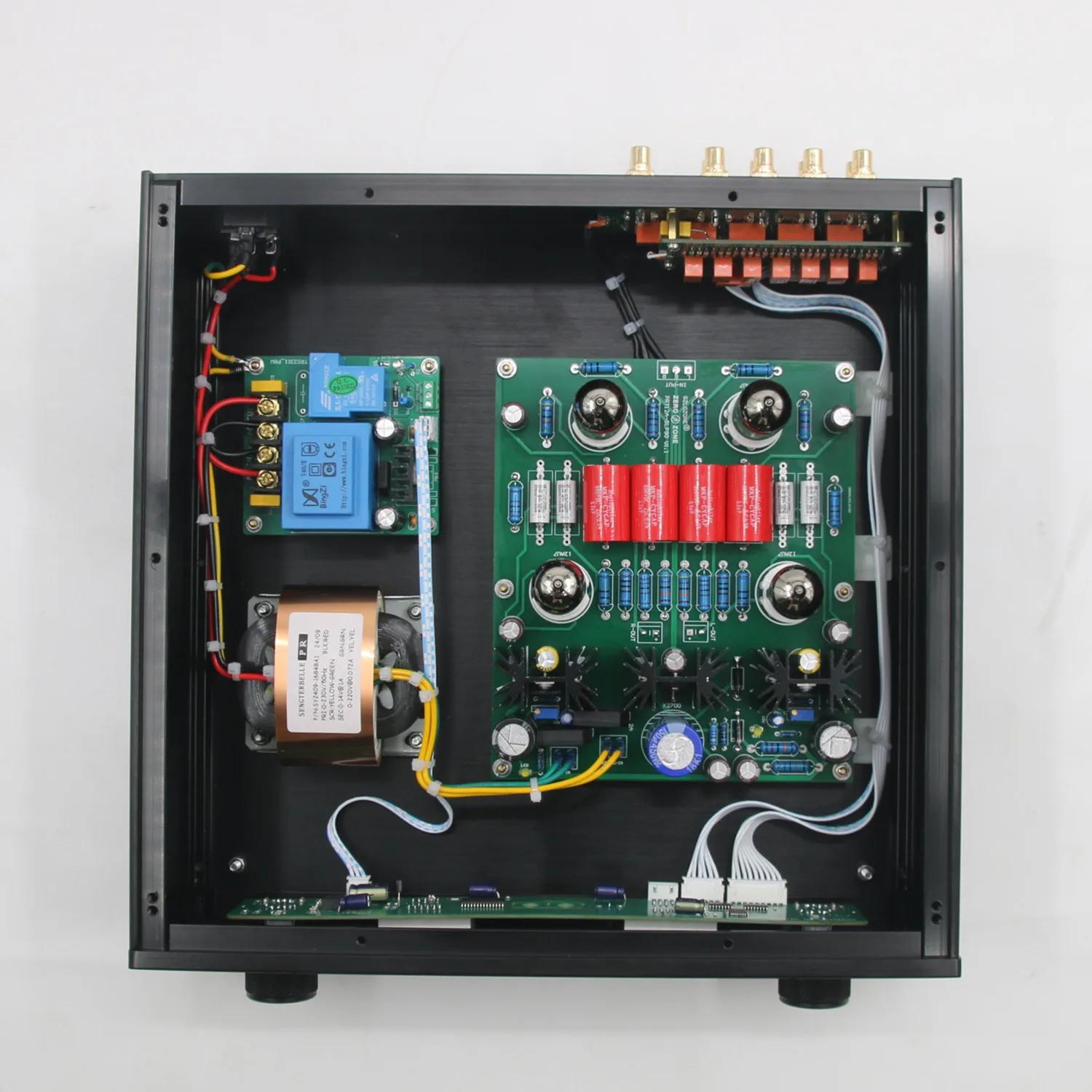 Base de préampli stéréo de Tube de préampli de Volume de relais de télécommande HiFi sur le Circuit
