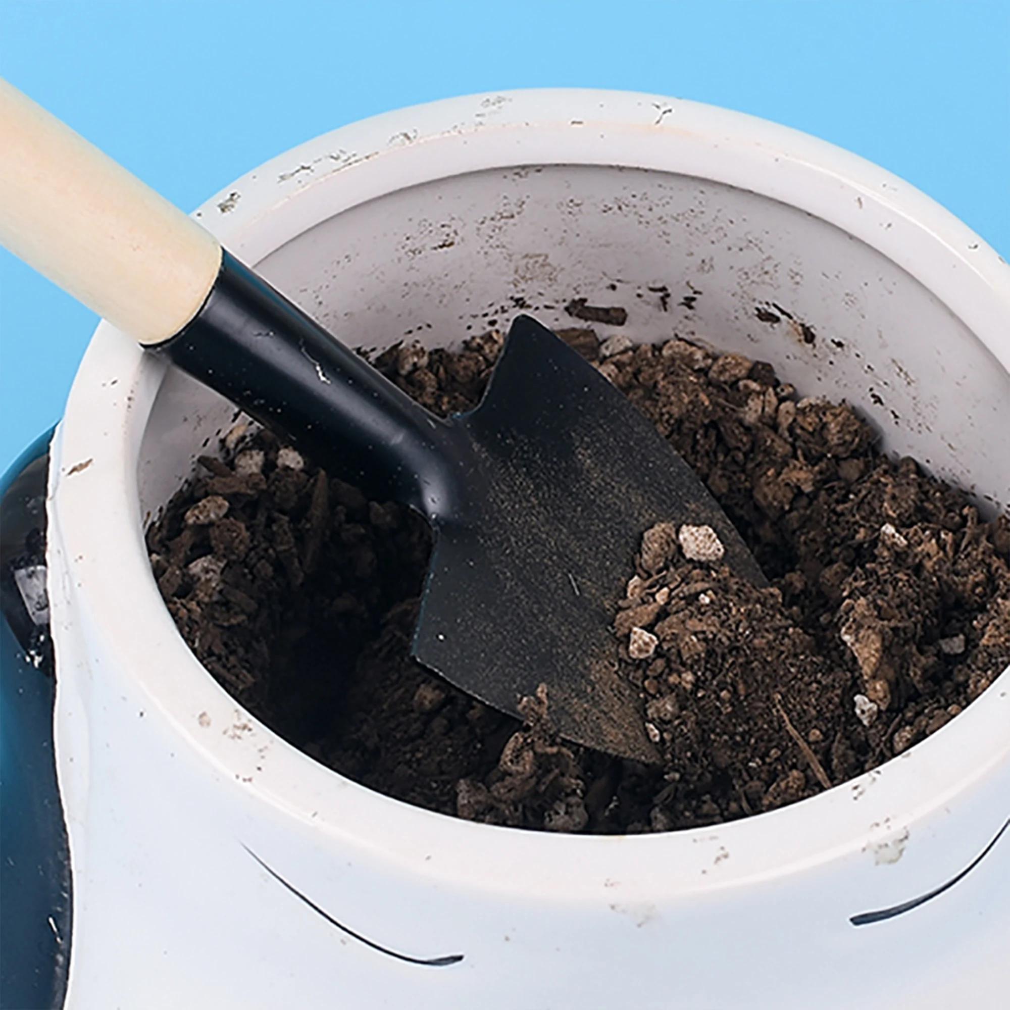 3 pièces/ensemble Mini ensemble d'outils de jardin pour plantes de jardin Pot de fleur pelle râteau