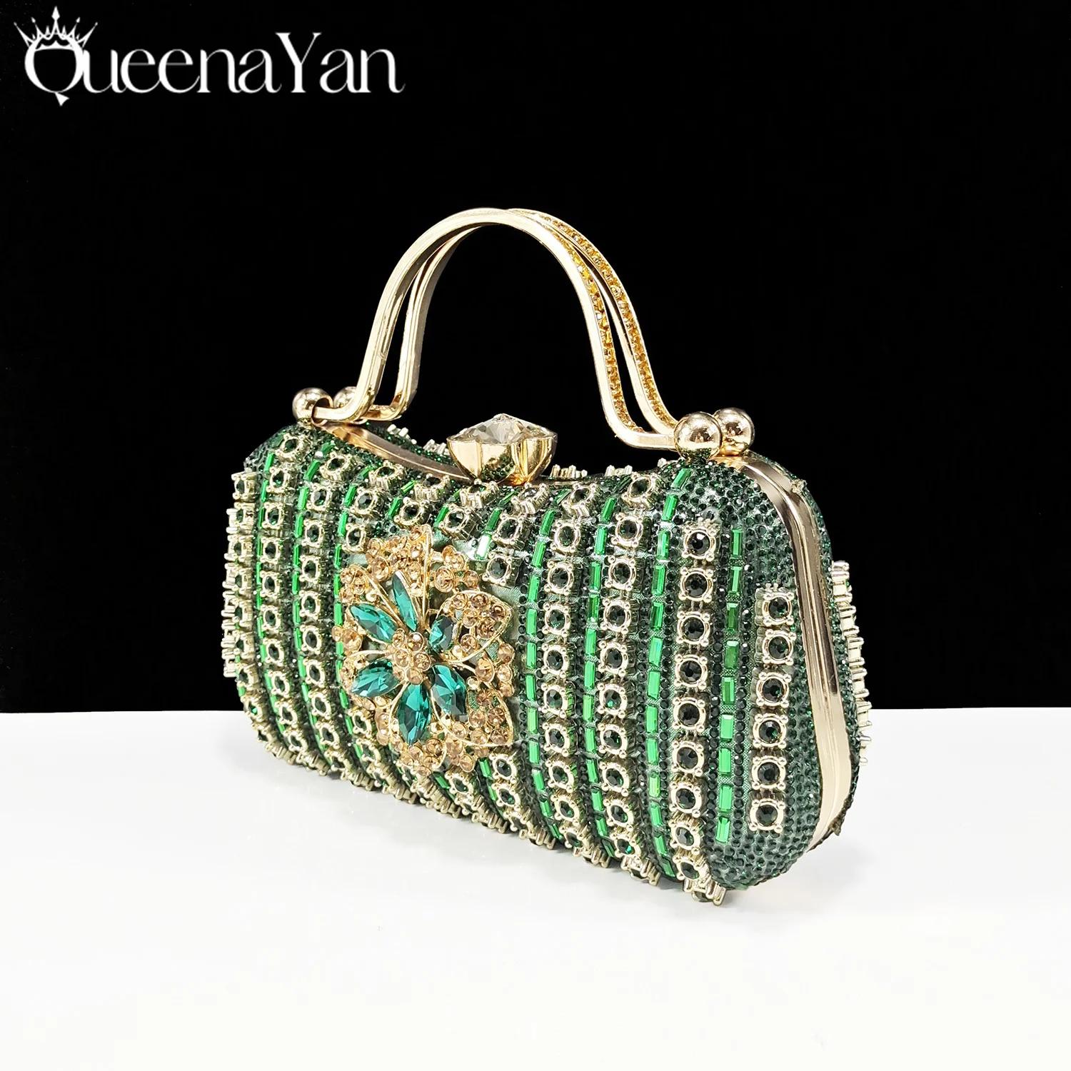 Pochette de Soirée de Luxe pour Femme 2026, Sac à Main en Cristal pour Mariage, Portefeuille pour Té