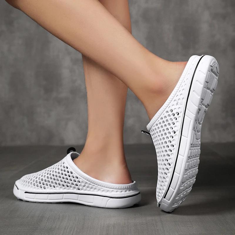 Sabots EVA unisexe hommes femmes été - Pantoufles plage légères colorées chaussures d'eau confortables