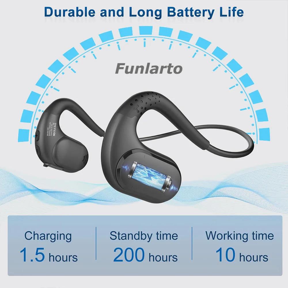 Casques sans fil Bluetooth 5.3 écouteurs sans fil écouteur affaires casque avec Microphone amovible