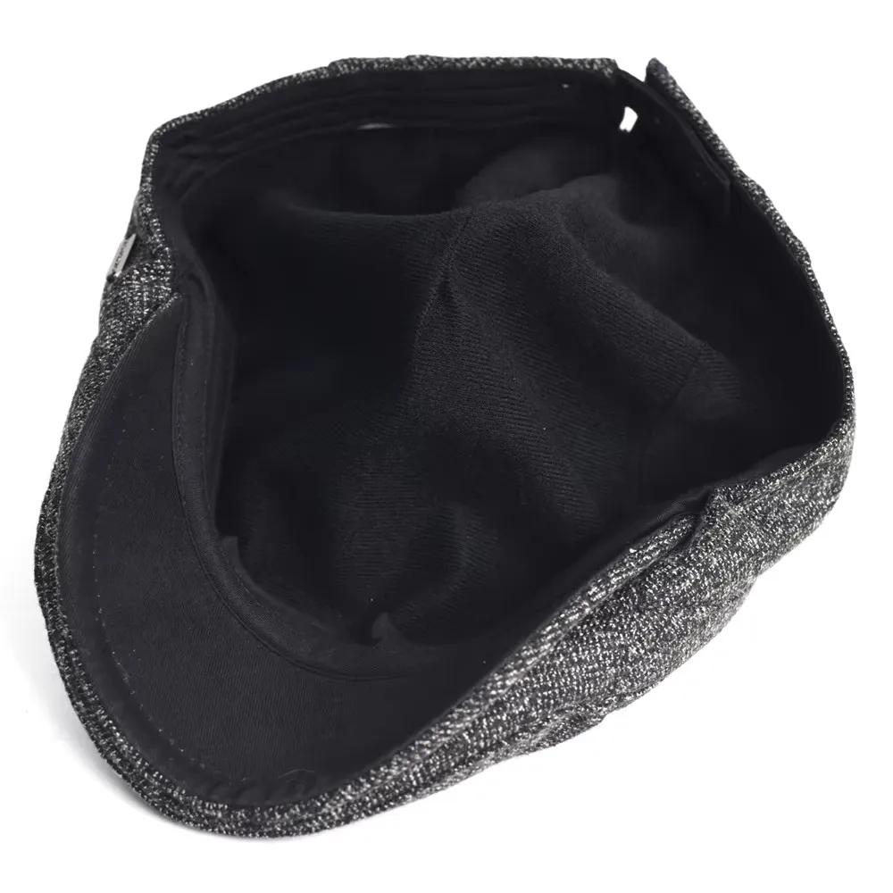 Automne hiver épais chaud gavroche casquettes hommes femmes doux béret chapeau décontracté mode déte