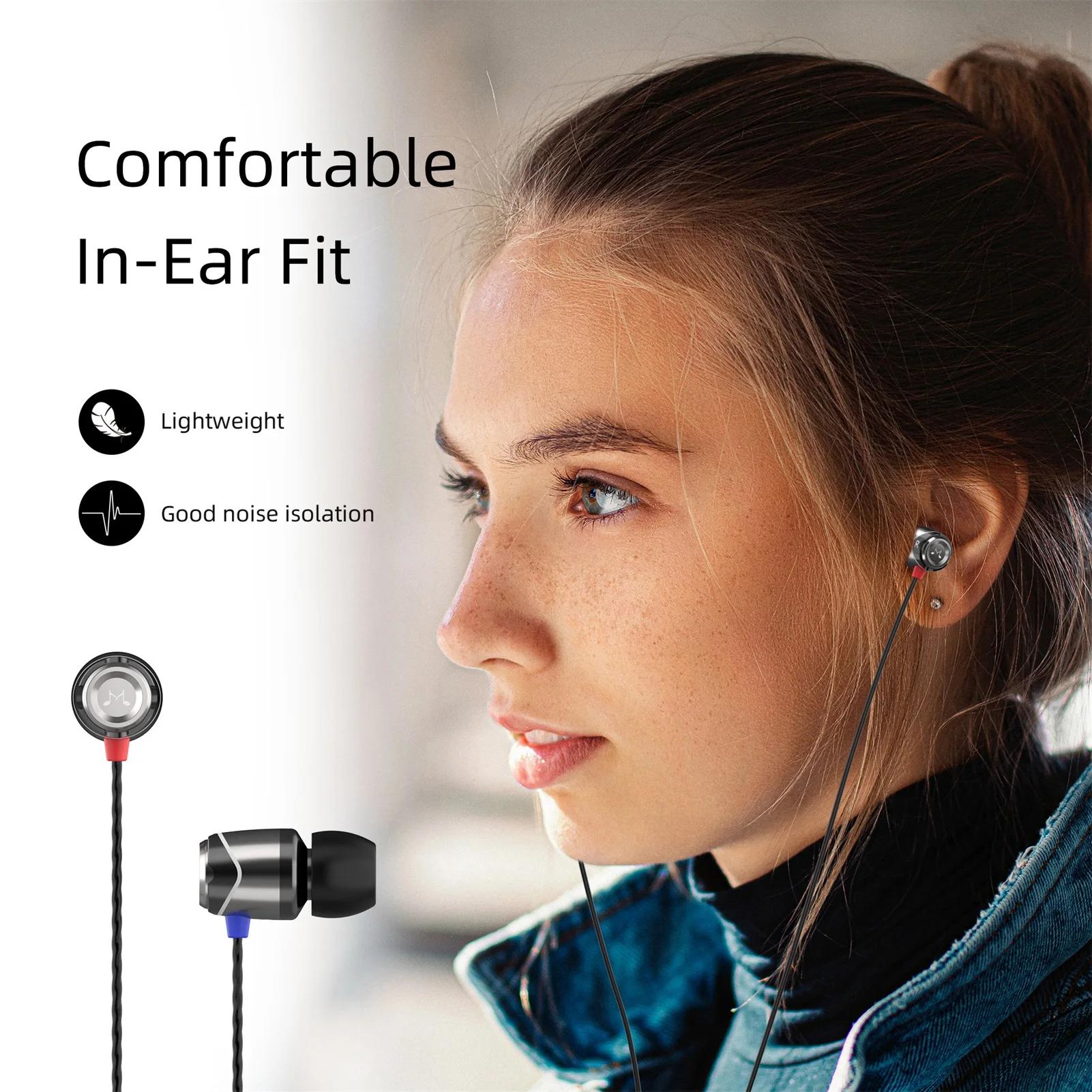 SoundMAGIC – écouteurs intra-auriculaires filaires E10, oreillettes filaires, basses puissantes, sté